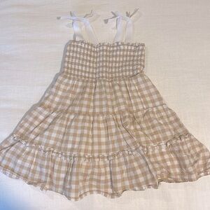 Janie and Jack girls smocked plaid dress 2T